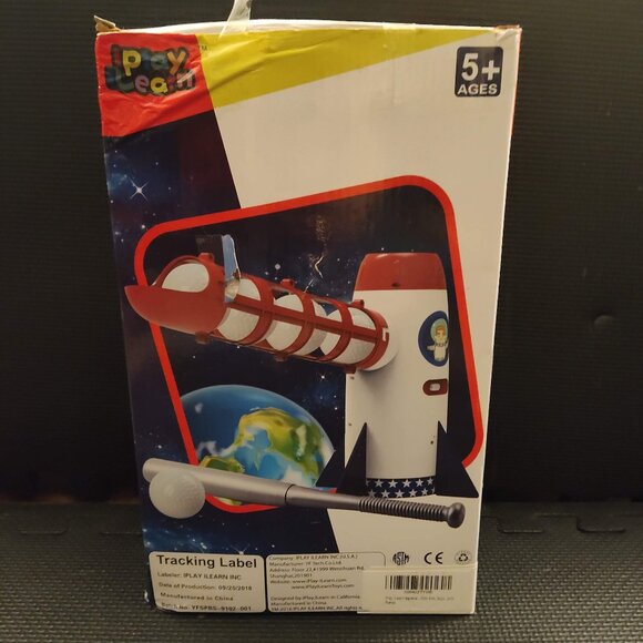 iPlay iLearn Kids 2 in 1 Baseball & Tennis Pitching Machine Training Toy Set - Picture 2 of 3